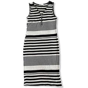 NWOT Love Tree Midi Bodycon Stripped Dress
